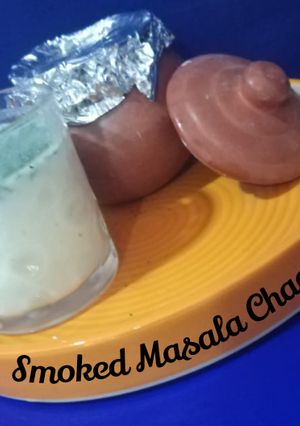 A picture of Smoked Masala chaas.