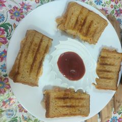 A picture of Vegetable cheese sandwiches.