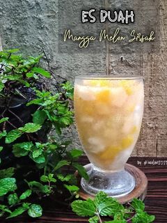 Foto resep Es Buah (Mangga Melon Sirsak)