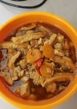 Foto resep Tahu Telur kuah kecap 🥘