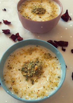 صورة لوصفة رز بحليب بنكهة البرتقال