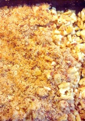A picture of Cauliflower Macaroni and Cheese.