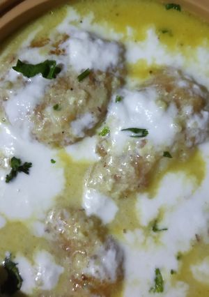 A picture of Malai kofta.