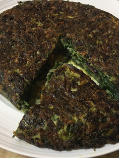 Una foto de Tortilla de espinacas
