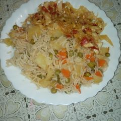 A picture of Rice confusion with cabbage.