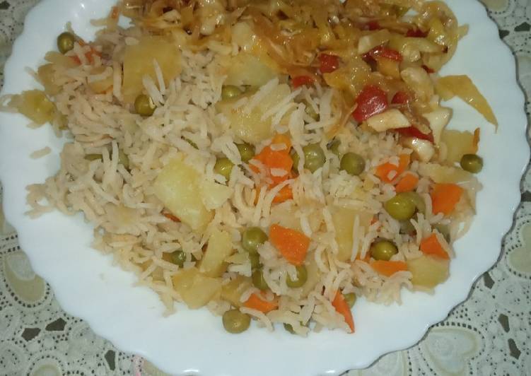 Recipe of Favorite Rice confusion with cabbage