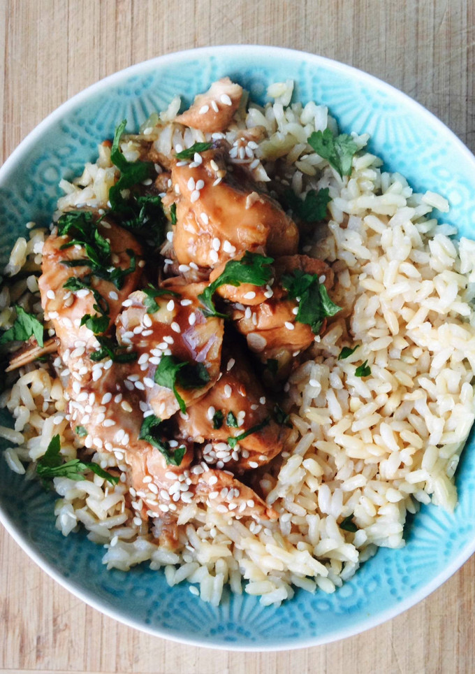 மெதுவாக குக்கர் சிக்கன் Teriyaki செய்முறை முக்கிய புகைப்படம்