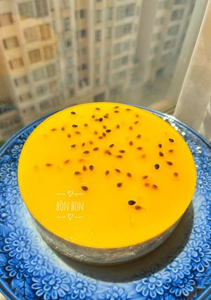 Hình của món Cheesecake Chanh dây không lò nướng 🍰.