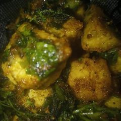 A picture of Hara paneer.