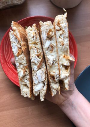 Une photo de Pancakes salés fourrés