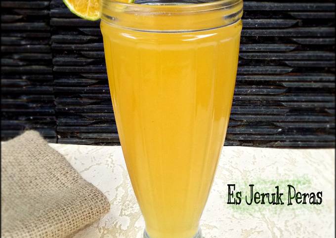 Cara Gampang Membuat Es Jeruk Peras, Bikin Ngiler