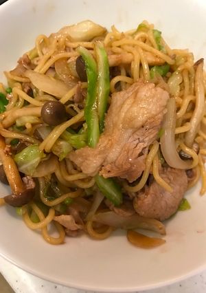 A picture of Yakisoba.