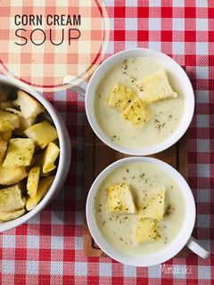 Foto resep Corn cream soup
