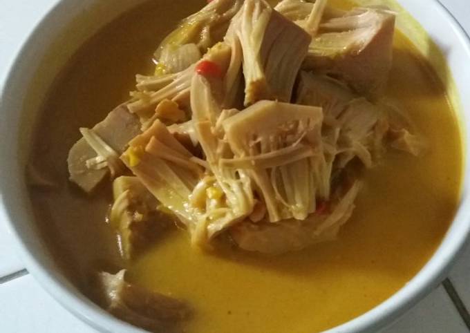 Lodeh tewel/nangka muda ala me