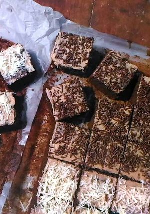 Foto resep Brownies Fudge Putih Telur yummy, bikin nagih!