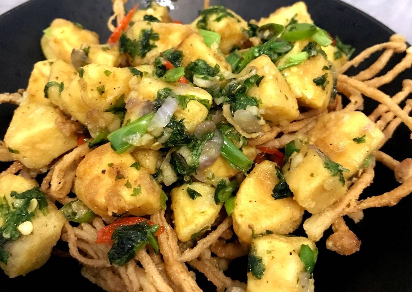 Tofu Enoki Kriuk Cabe Garam