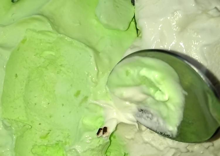 Resep Ice cream Lembut Mirip Wals, simpel bahan takaran sendok, Bisa Manjain Lidah