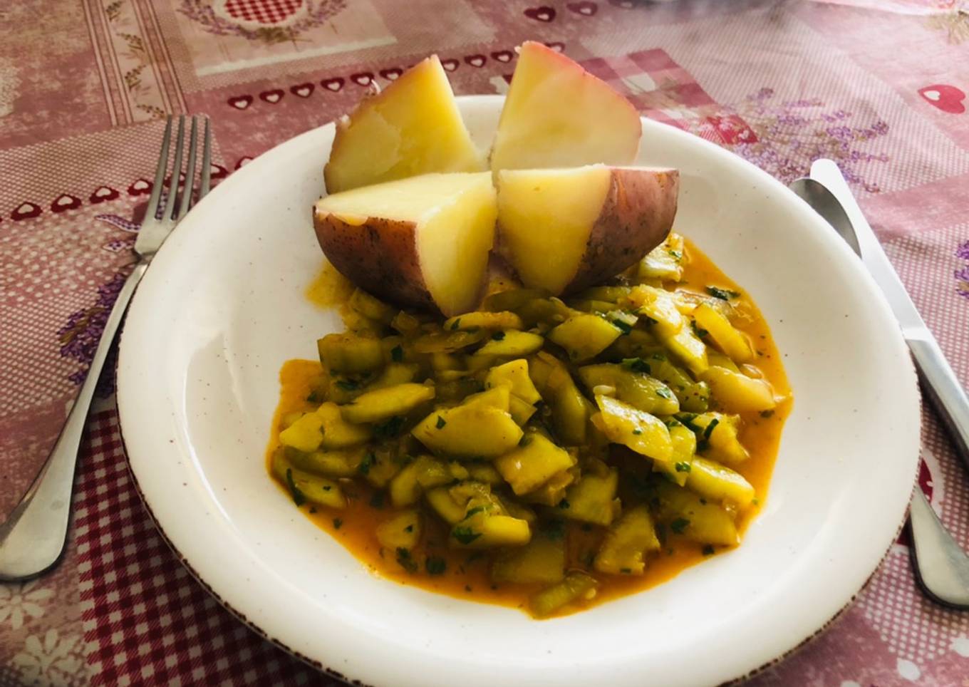 Pepinos guisados