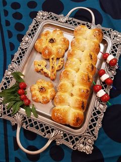 عکسی از دستور نان لانه زنبوری