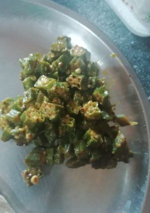 A picture of Bhindi masala.