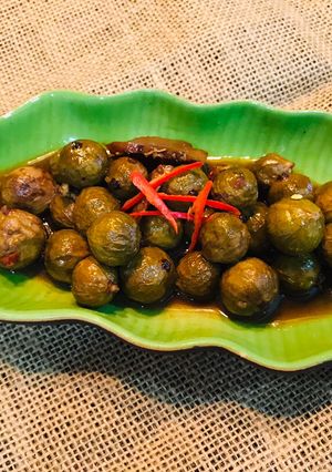 Hình của món Sung kho riềng.
