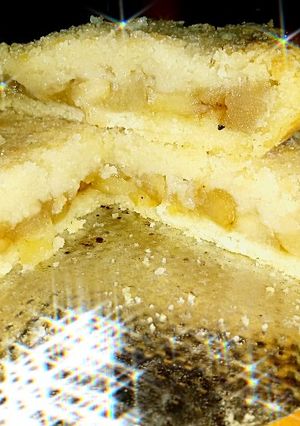 Una foto de Crumble de manzana