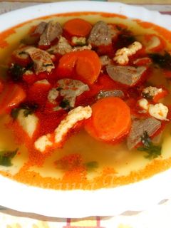Májas sertésragu leves recept fotója