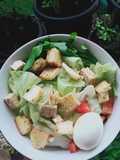 Salad sayur with bread 🥰