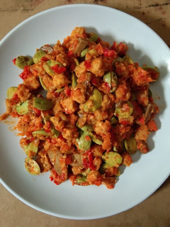 Foto resep Oseng - oseng tempe pete mercon
