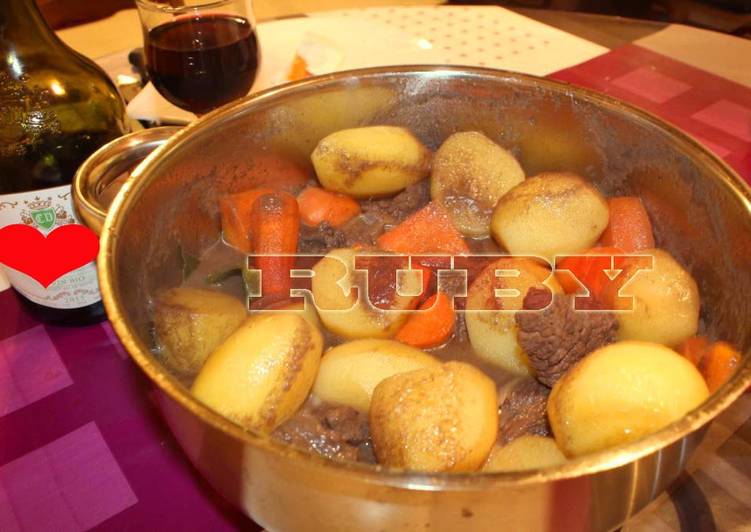 La Recette Pas à Pas Bœuf ou Porc Bourguignon