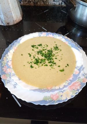 Una foto de Crema de brócoli