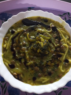 عکسی از دستور آش عدس و رشته