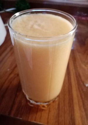 صورة لوصفة عصير البطيخ الاصفر 🍈