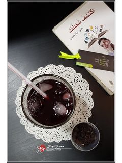صورة لوصفة مشروب الكركديه المنعش 🍸