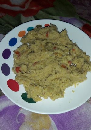 A picture of Sooji Upma.