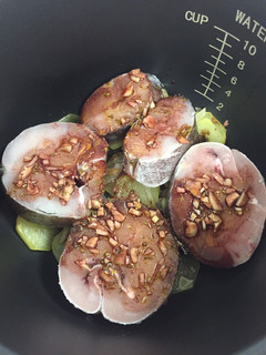 Una foto de Merluza en adobo