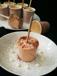 A picture of Choco Custard Moose Icecream.