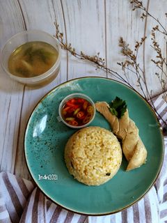 Foto resep Nasi Hainan Ayam Simple