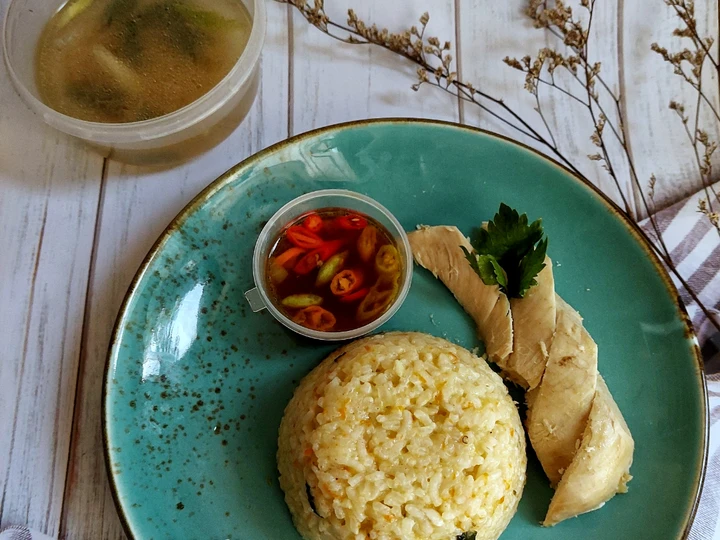 Langkah Mudah untuk Membikin Resep  Nasi Hainan Ayam Simple yang Bisa Manjain Lidah, Bikin Ketagihan