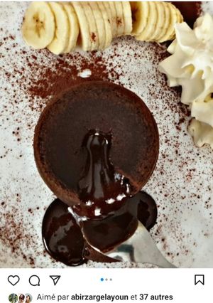 Une photo de Fondant au chocolat
