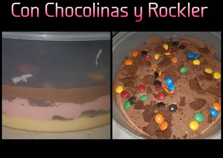 Postre de 3 Helados Con Chocolinas y Rockler