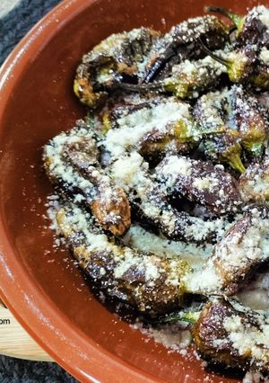 Una foto de Pimientos semipicantes en airfryer