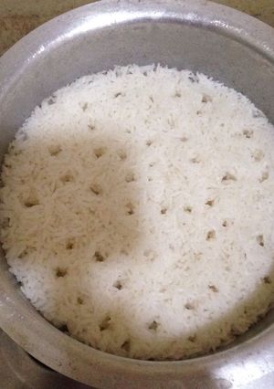 A picture of Boiled rice.
