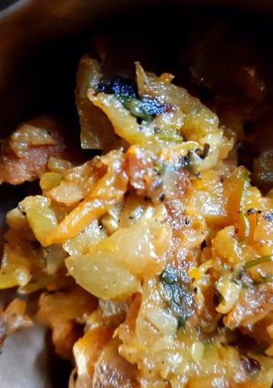 লাউ কুমড়ো বড়ি ঘন্ট(lau kumro bori ghanto recipe in Bengali) রেসিপির প্রধান ছবি
