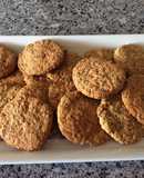 Galletas de avena, con chía y sin azúcar