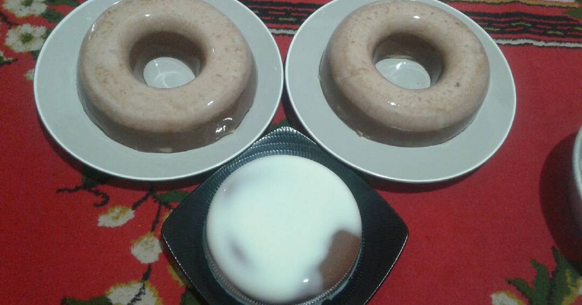 Resep Milky Bread Marble Pudding/ Pudding Susu Roti Tekstur Marbel oleh ...