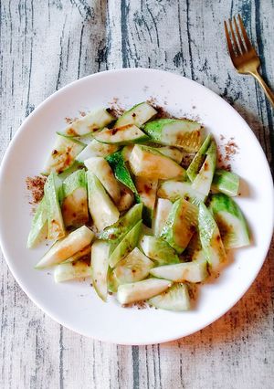 涼拌黑糖小黃瓜 的食譜成品照片