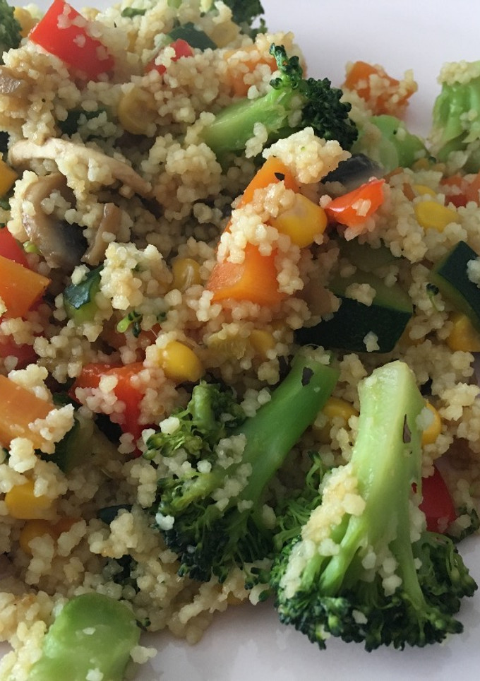 Una foto de Cous cous vegetal