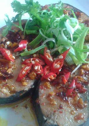Hình của món Cá Ngừ Kho Nước Mía.