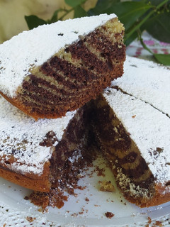 Una foto de Torta / Bizcochuelo Cebra en Sartén o Essen